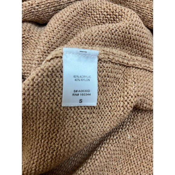 Lilyful Maxi Cutout Knit Dress Size S Beige Sand Open Back Beachy Boho Coastal - Picture 10 of 10